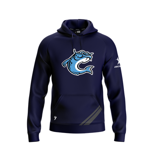 [FOLHSMNV-YXS-LOGO2] Decker Summit Hoodie (Youth XS, Navy, Logo 2)