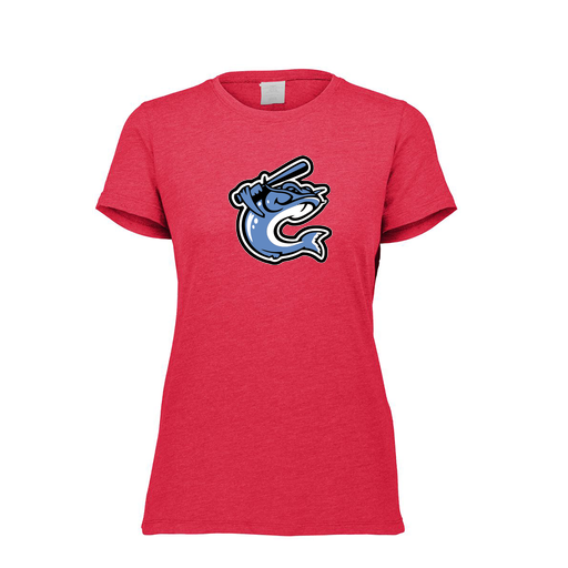 [FTSCUBRD-FAXS-LOGO1] Decker Women's Tri-Blend T-Shirt - Short Sleeve (Female Adult XS, Red, Logo 1)
