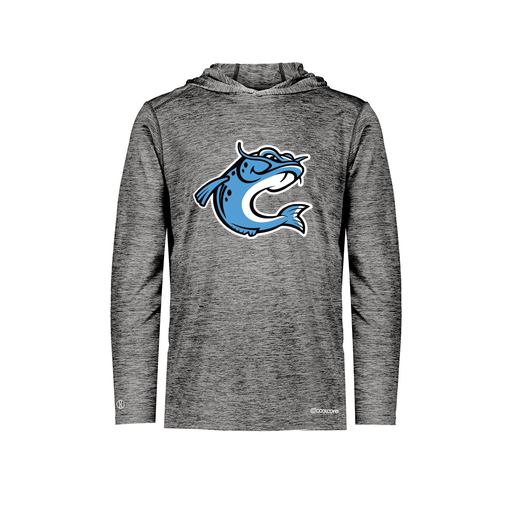 [FOLHCGBK-AS-LOGO2] Decker Men's Charge Hoodie (Adult S, Black, Logo 2)