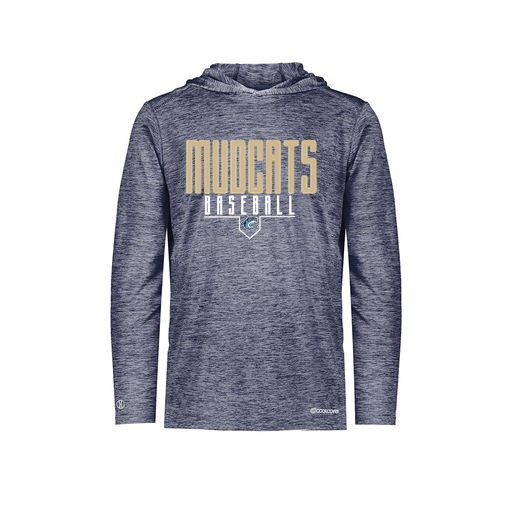 [FOLHCGNV-AS-LOGO3] Decker Men's Charge Hoodie (Adult S, Navy, Logo 3)