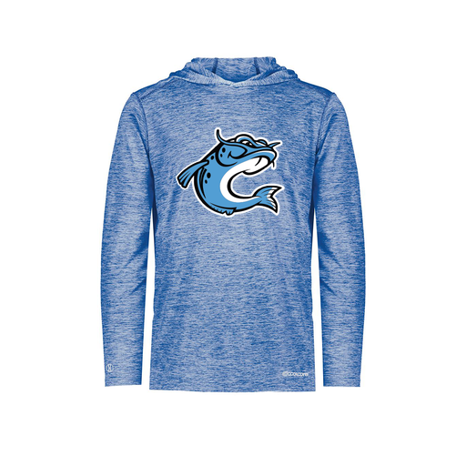 [FOLHCGRY-AS-LOGO2] Decker Men's Charge Hoodie (Adult S, Royal, Logo 2)